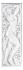 Panneau femme bras leves miroite - Lalique